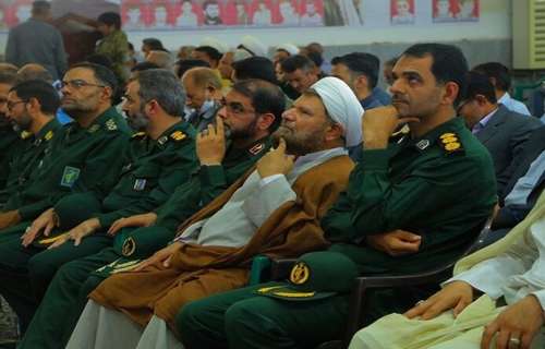 مراسم تودیع و معارفه فرمانده سپاه شهرستان جیرفت